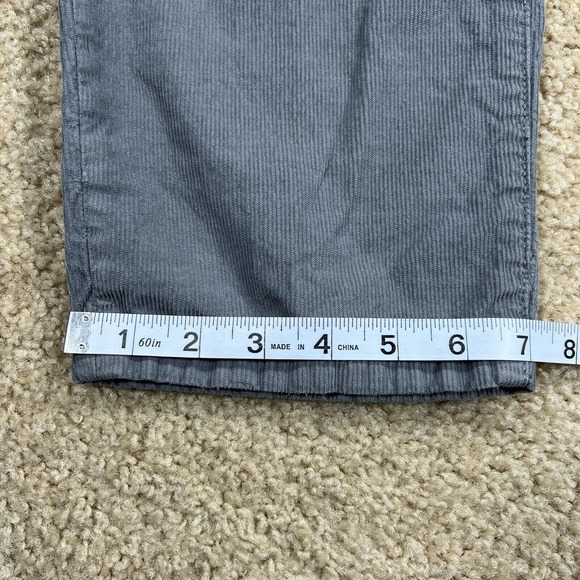 Outerknown Corduroy Pants Men’s Sz 38x30 Grey Casual Straight EUC - Picture 5 of 8